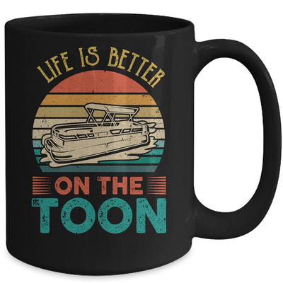 Pontoon Boat Life Is Better On Toon Pontoon Captain Mug Coffee Mug | Teecentury.com