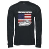 Pontoon Captain USA American Flag Pontoon For Men T-Shirt & Hoodie | Teecentury.com