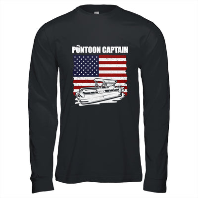 Pontoon Captain USA American Flag Pontoon For Men T-Shirt & Hoodie | Teecentury.com