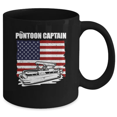 Pontoon Captain USA American Flag Pontoon For Men Mug Coffee Mug | Teecentury.com