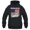 Pontoon Captain USA American Flag Pontoon For Men T-Shirt & Hoodie | Teecentury.com