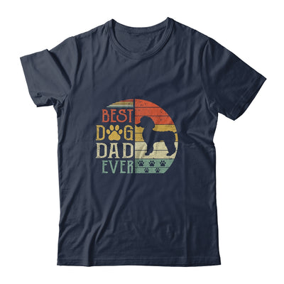 Poodle Best Dog Dad Ever Vintage Father's Day Retro T-Shirt & Hoodie | Teecentury.com