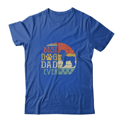 Poodle Best Dog Dad Ever Vintage Father's Day Retro T-Shirt & Hoodie | Teecentury.com