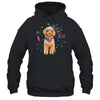 Poodle Dog American USA Flag 4th of July Men women Lover Shirt & Tank Top | teecentury