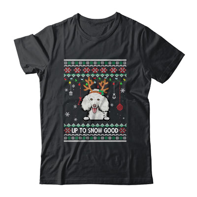 Poodle Dog Reindeer Ugly Christmas Xmas T-Shirt & Sweatshirt | Teecentury.com