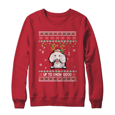 Poodle Dog Reindeer Ugly Christmas Xmas T-Shirt & Sweatshirt | Teecentury.com