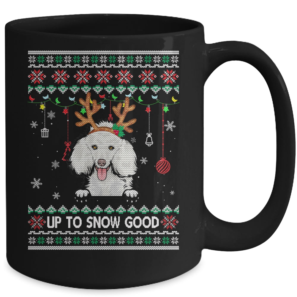 Poodle Dog Reindeer Ugly Christmas Xmas Mug Coffee Mug | Teecentury.com