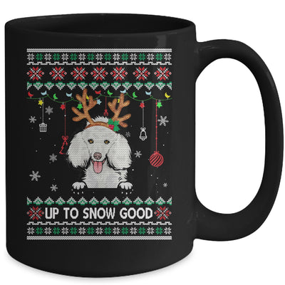 Poodle Dog Reindeer Ugly Christmas Xmas Mug Coffee Mug | Teecentury.com