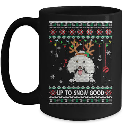 Poodle Dog Reindeer Ugly Christmas Xmas Mug Coffee Mug | Teecentury.com