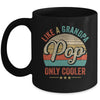 Pop Like A Grandpa Only Cooler Vintage Dad Fathers Day Mug | teecentury