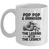 Pop Pop And Grandson The Legend and The Legacy Mug Coffee Mug | Teecentury.com