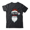 Pop Pop Claus Beard Red Plaid Christmas Pajamas Xmas T-Shirt & Sweatshirt | Teecentury.com