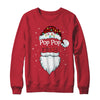 Pop Pop Claus Beard Red Plaid Christmas Pajamas Xmas T-Shirt & Sweatshirt | Teecentury.com