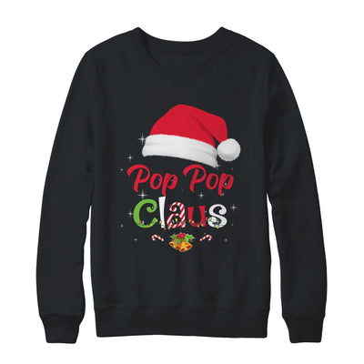Pop Pop Claus Santa Christmas Matching Family Pajama Funny T-Shirt & Sweatshirt | Teecentury.com
