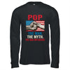 Pop The Man The Myth The Bad Influence American Flag T-Shirt & Hoodie | Teecentury.com