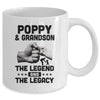 Poppy And Grandson The Legend and The Legacy Mug Coffee Mug | Teecentury.com