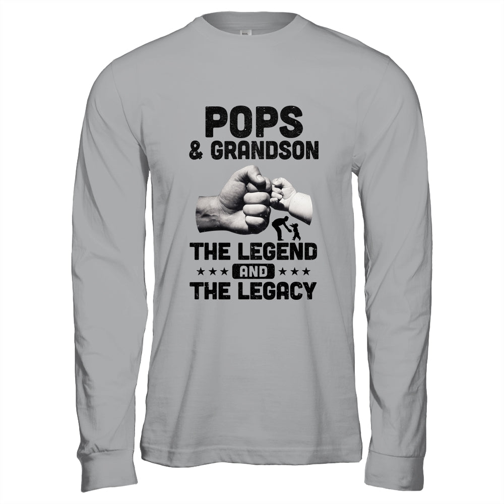 Pops And Grandson The Legend and The Legacy T-Shirt & Hoodie | Teecentury.com