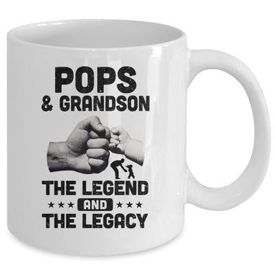 Pops And Grandson The Legend and The Legacy Mug Coffee Mug | Teecentury.com