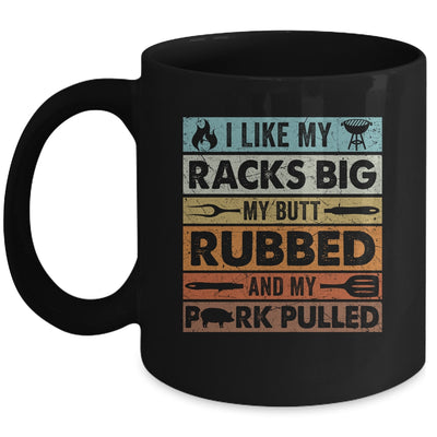 Pork Rub Bbq Smoker Smoking Retro Cool Grilling For Men Mug | teecentury