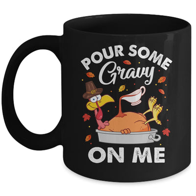 Pour Some Gravy On Me Turkey Lover Couple Thanksgiving Day Mug | teecentury