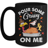 Pour Some Gravy On Me Turkey Lover Couple Thanksgiving Day Mug | teecentury