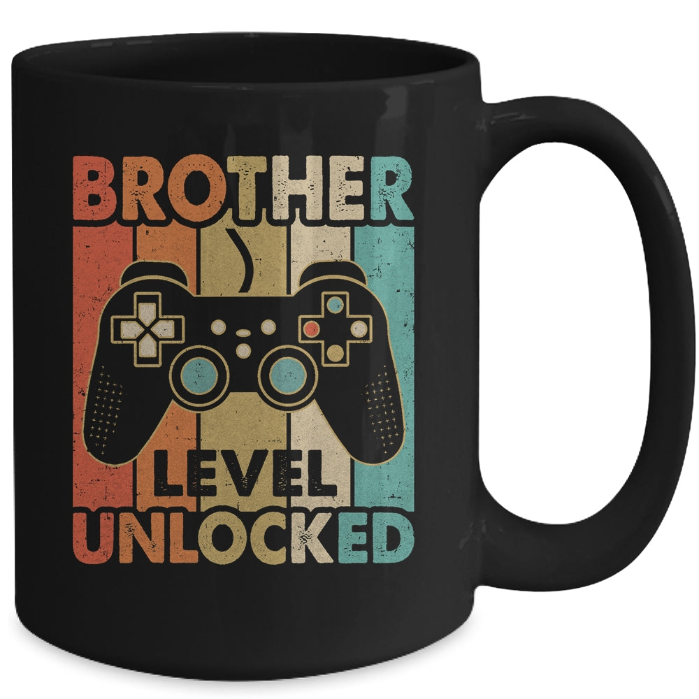 Pregnancy Announcement Brother Level Unlocked Soon To Be Brother Mug | teecentury