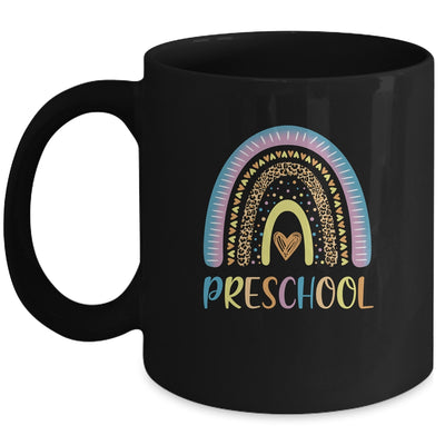 Preschool Rainbow Leopard Girls Teacher Team Preschool Mug Coffee Mug | Teecentury.com