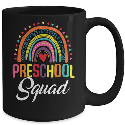 Preschool Squad Team For First Day Of School Teacher Kids Mug | teecentury