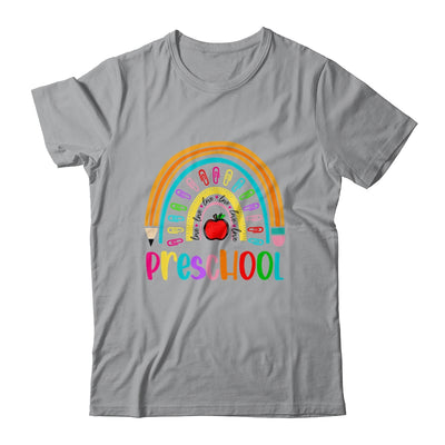 Preschool Teacher Rainbow First Day Of Back To School Shirt & Hoodie | teecentury