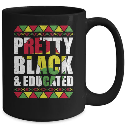 Pretty Black And Educated Black Month History African Gift Mug Coffee Mug | Teecentury.com