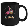 Pretty Easter Flamingo With Easter Basket Mug Coffee Mug | Teecentury.com