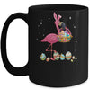 Pretty Easter Flamingo With Easter Basket Mug Coffee Mug | Teecentury.com