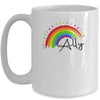 Pretty LGBTQ ALLY Gay Pride and Support Design Gay Ally Mug Coffee Mug | Teecentury.com
