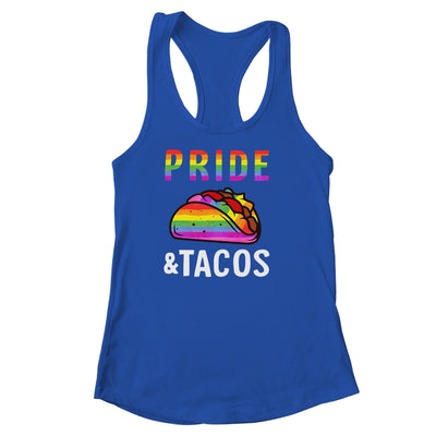 Pride Tacos LGBT LGBTQ Gay Pride Rainbow Flag Taco Lover Shirt & Tank Top | teecentury