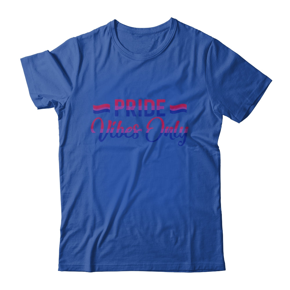 Pride Vibes Only Bisexual LGBTQIA Love Men Women Rainbow T-Shirt & Tank Top | Teecentury.com