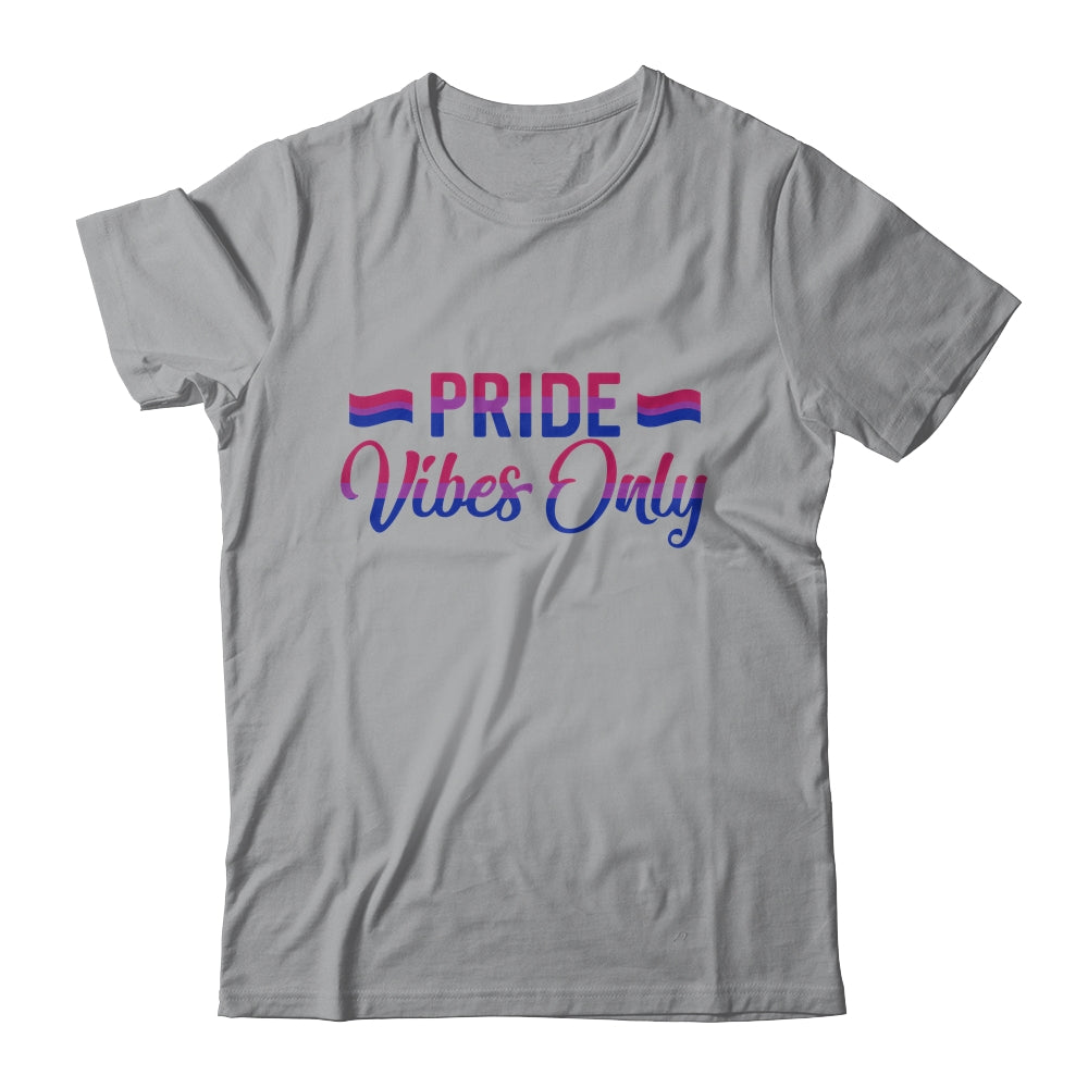 Pride Vibes Only Bisexual LGBTQIA Love Men Women Rainbow T-Shirt & Tank Top | Teecentury.com