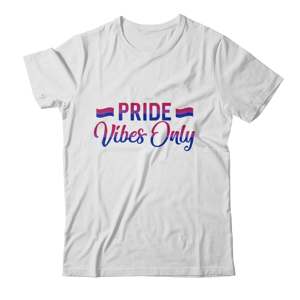Pride Vibes Only Bisexual LGBTQIA Love Men Women Rainbow T-Shirt & Tank Top | Teecentury.com