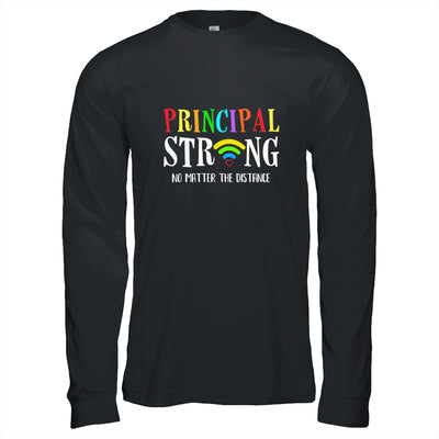Principal Teacher Strong No Matter The Distance Virtual T-Shirt & Hoodie | Teecentury.com