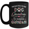 Promoted From Dog Grandma To Human Grandma Dog Lovers Mug Coffee Mug | Teecentury.com
