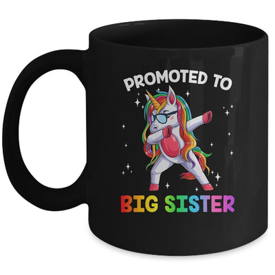 Promoted To Big Sister Again Dabbing Unicorn Cute Unicorn Mug Coffee Mug | Teecentury.com