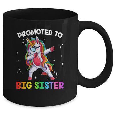 Promoted To Big Sister Again Dabbing Unicorn Cute Unicorn Mug Coffee Mug | Teecentury.com