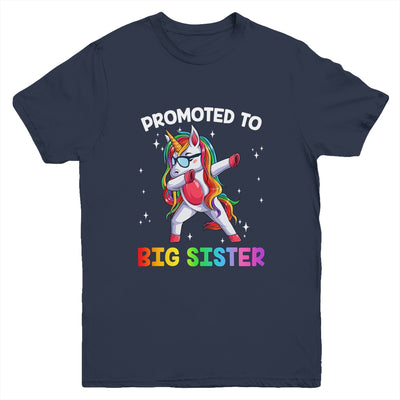 Promoted To Big Sister Again Dabbing Unicorn Cute Unicorn Youth Youth Shirt | Teecentury.com