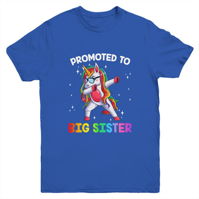 Promoted To Big Sister Again Dabbing Unicorn Cute Unicorn Youth Youth Shirt | Teecentury.com