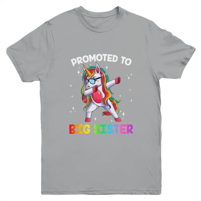 Promoted To Big Sister Again Dabbing Unicorn Cute Unicorn Youth Youth Shirt | Teecentury.com