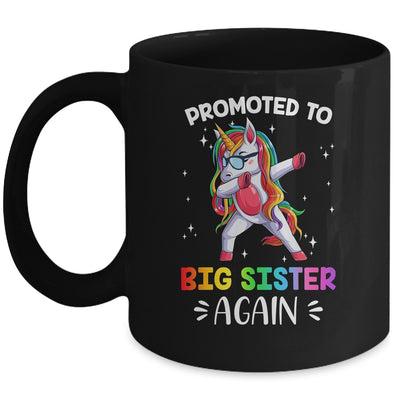 Promoted To Big Sister Dabbing Unicorn Older Sister Mug Coffee Mug | Teecentury.com