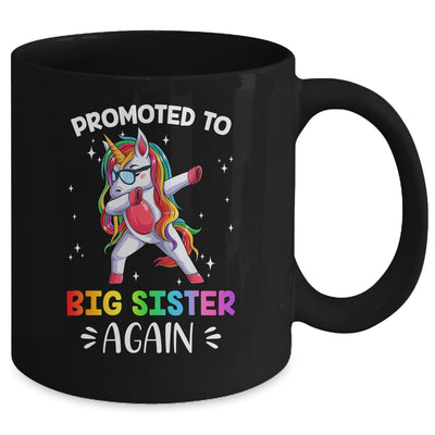 Promoted To Big Sister Dabbing Unicorn Older Sister Mug Coffee Mug | Teecentury.com
