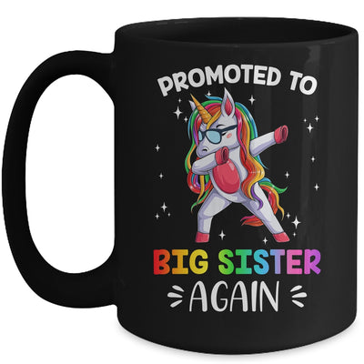 Promoted To Big Sister Dabbing Unicorn Older Sister Mug Coffee Mug | Teecentury.com