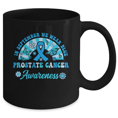 Prostate Cancer Awareness In September We Wear Blue Groovy Mug | teecentury