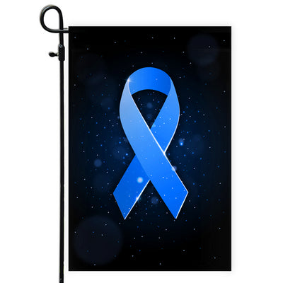 Prostate Cancer Colon Cancer Diabetes Awareness Flag Blue Ribbon Flag | Teecentury.com
