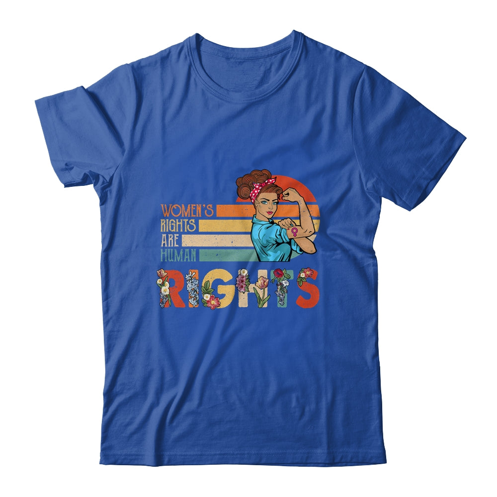 Protect Feminist Women's Rights Are Human Rights Feminism Shirt & Tank Top | teecentury